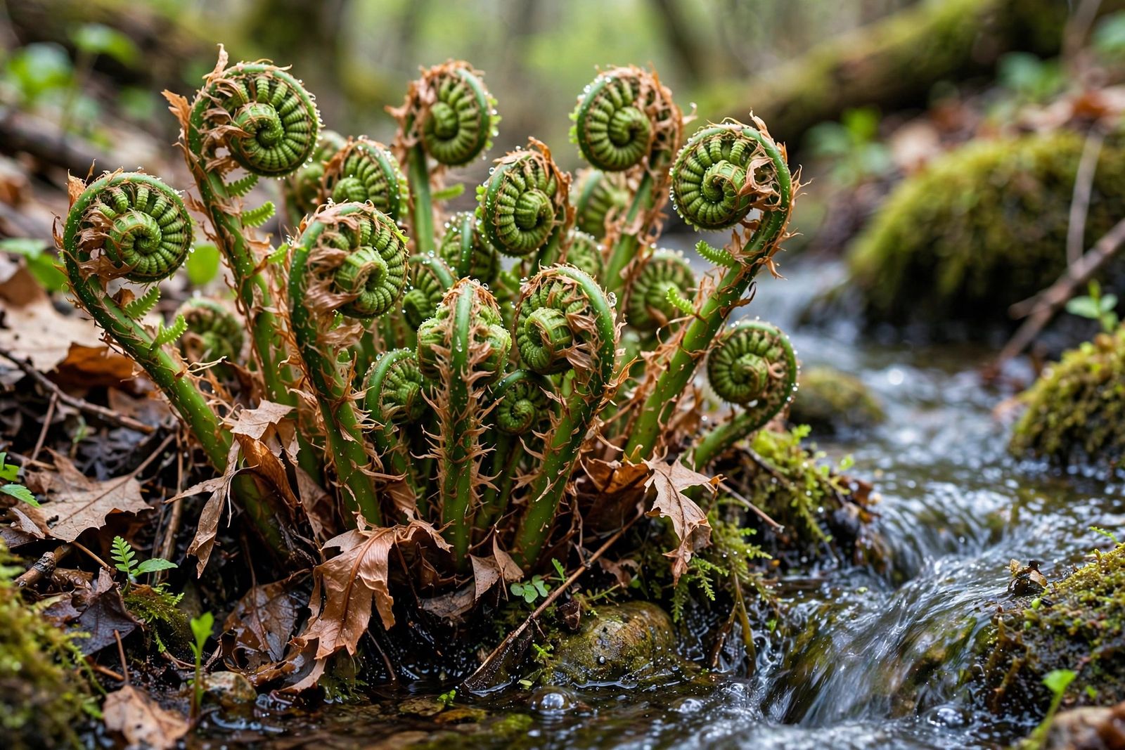 Ostrich Fern Fiddleheads